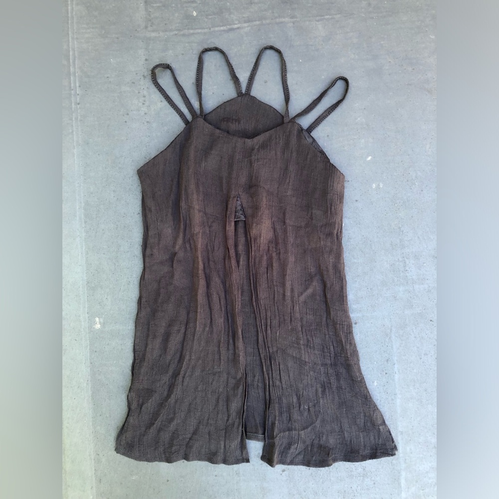 XS Slit/Front Tank Top